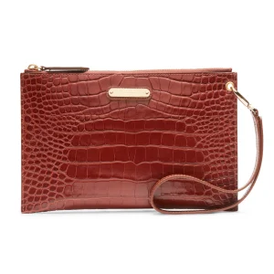 Bustina donna in pelle