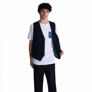 BERNA GILET 1133 DENIM