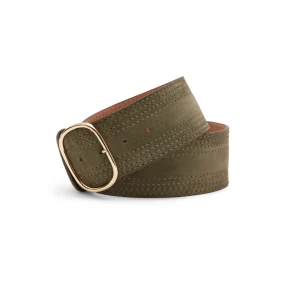 Cintura da donna in suede