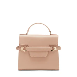 Magenta Tote bag in pelle