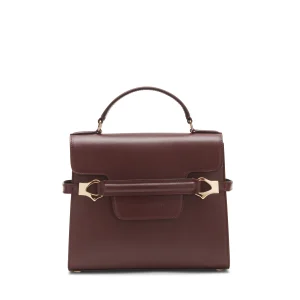 Magenta Tote bag in pelle