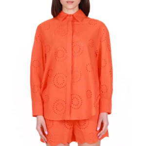 BERNA CAMICIA 253210 SANGALLO ARANCIONE