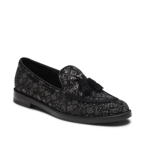 Mocassino Brera in suede e strass