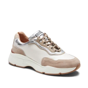 Sneaker in  pelle e suede