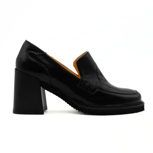 ALESSANDRA PELUSO MOCASSINO TACCO 28140 NERO