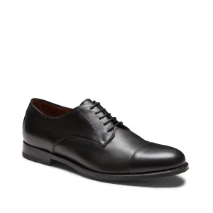 Stringata Derby in pelle