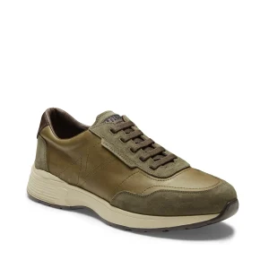 Sneaker in pelle e suede