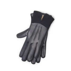 Guanto da donna in pelle e suede