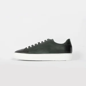 Sneakers 'Harley' Pelle - Verde