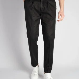 Pantalone 'Leisure I' Cotone e Lino - Nero