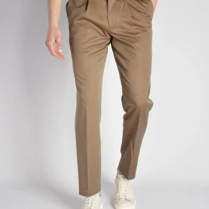 Pantalone 'Leisure I' Solaro e Seta - Nocciola