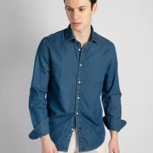 Camicia 'Nelson' - Blu Denim