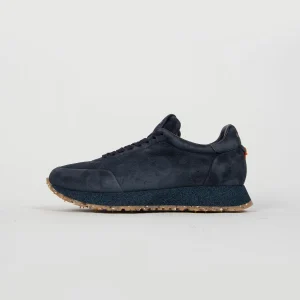 Sneakers 'Camoscio Vintage' - Blu Notte