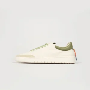 Sneakers Guga Pelle - Bianco/Verde
