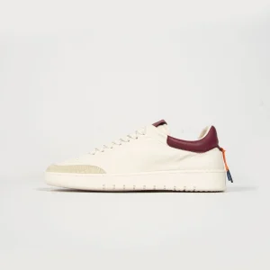 Sneakers Guga Pelle - Bianco/Vinaccia