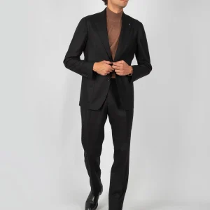 Abito Montecarlo in flanella - Nero