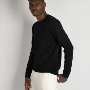 Maglia Girocollo Merinos - Nero