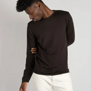 Maglia Girocollo Merinos Loosefit - Moro