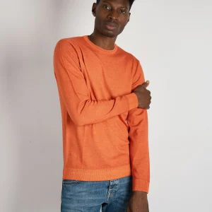 Maglia Girocollo Merinos - Arancione