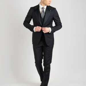 Smoking 'Pino Lerario' Lana - Blu Notte