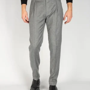 Pantalone 'Retro' Lana - Grigio