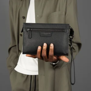 Pochette Pelle - Nero