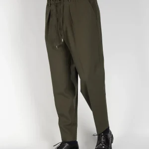 Pantalone 'Dominique' Grisaglia - Verde Militare