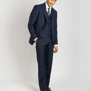 Abito in Grisaglia di Lana - Blu Royal