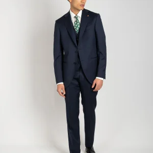 Abito Saglia di Lana - Blu