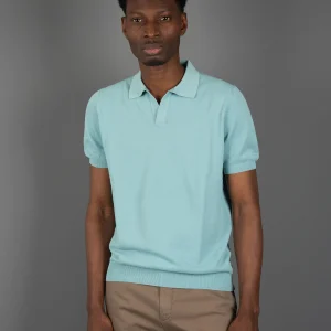 Polo in Piqué - Acquamarina