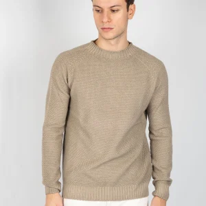 Maglia Grana Riso - Sabbia