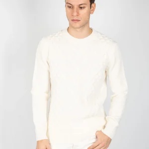 Maglia Fisherman - Latte