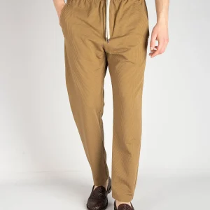 Pantalone Seersucker - khaki