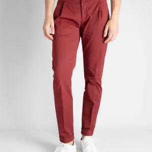 Pantalone 'Retro' Gabardina - Rosso