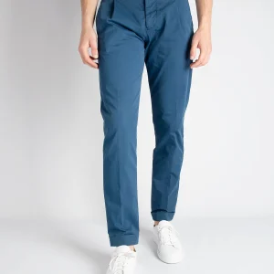 Pantalone 'Retro' Gabardina - Indaco