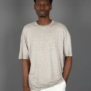 Maglia Over Lino - Perla