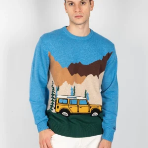 Maglia Off Road Landscape 33 - Azzurro