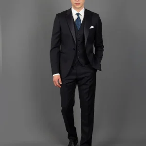 Smoking Saglia di Lana - Blu Notte