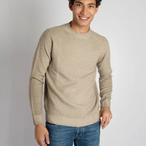 Maglia Grana di Riso - Tortora