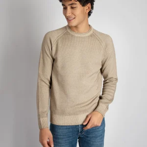 Maglia Felpa Girocollo - Beige