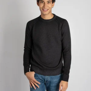 Maglia Felpa Girocollo - Nero