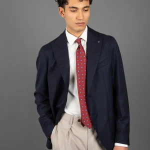 Cravatta Motivo - Rosso