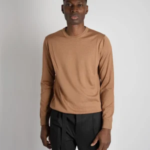Maglia Girocollo Merinos - Cammello