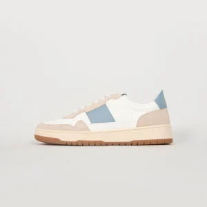 Sneakers '6 Low' - Bianco/Celeste