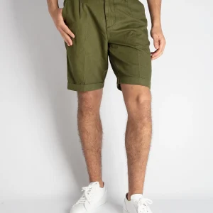 Bermuda Microperato - Verde Bosco