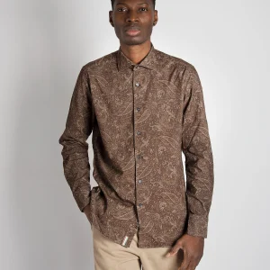 Camicia Velluto - Marrone