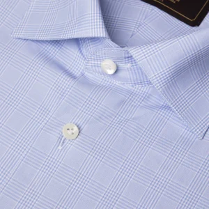 Camicia Azzurra a Quadri