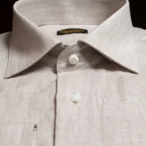 Camicia Beige Lino