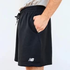 NEW BALANCE PANTALONCINI FELPA MS41520 NERO