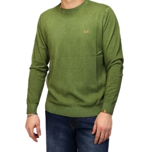 SUN68 MAGLIONCINO K36160 37 VERDE MILITARE